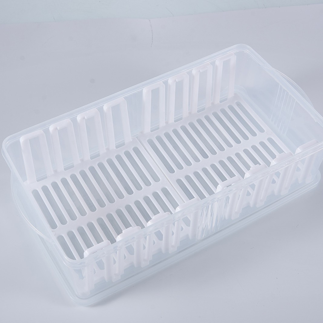 沥水篮/水槽沥水篮/淘米神器/日用百货/不锈钢厨房碗碟架白底实物图