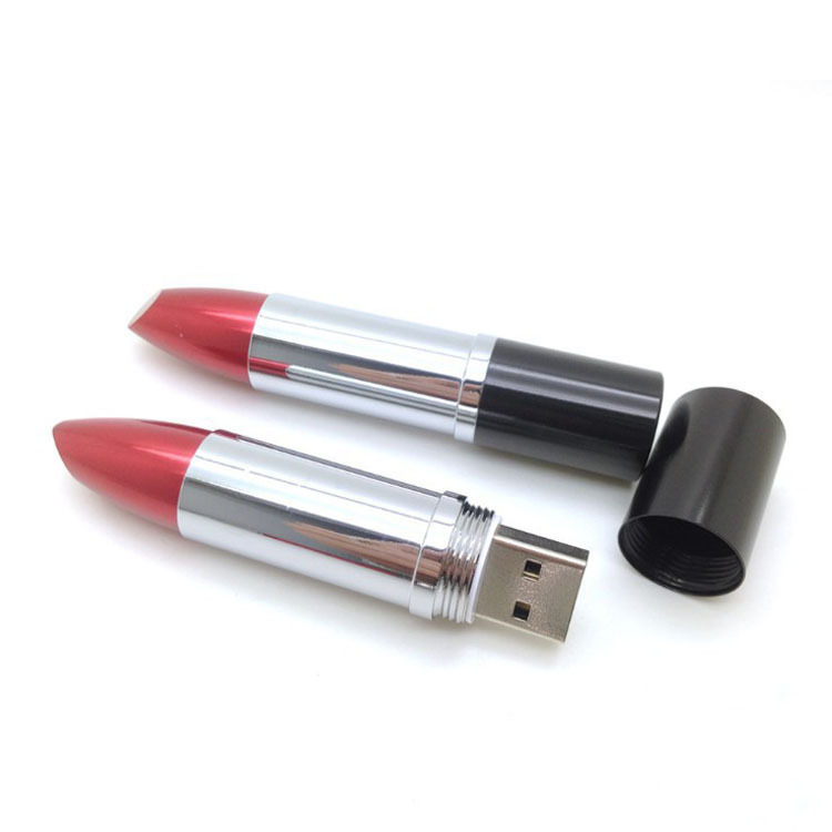 JHL-UP123创意口红U盘 小巧便携礼品USB存储器时尚化妆品礼定logo细节图