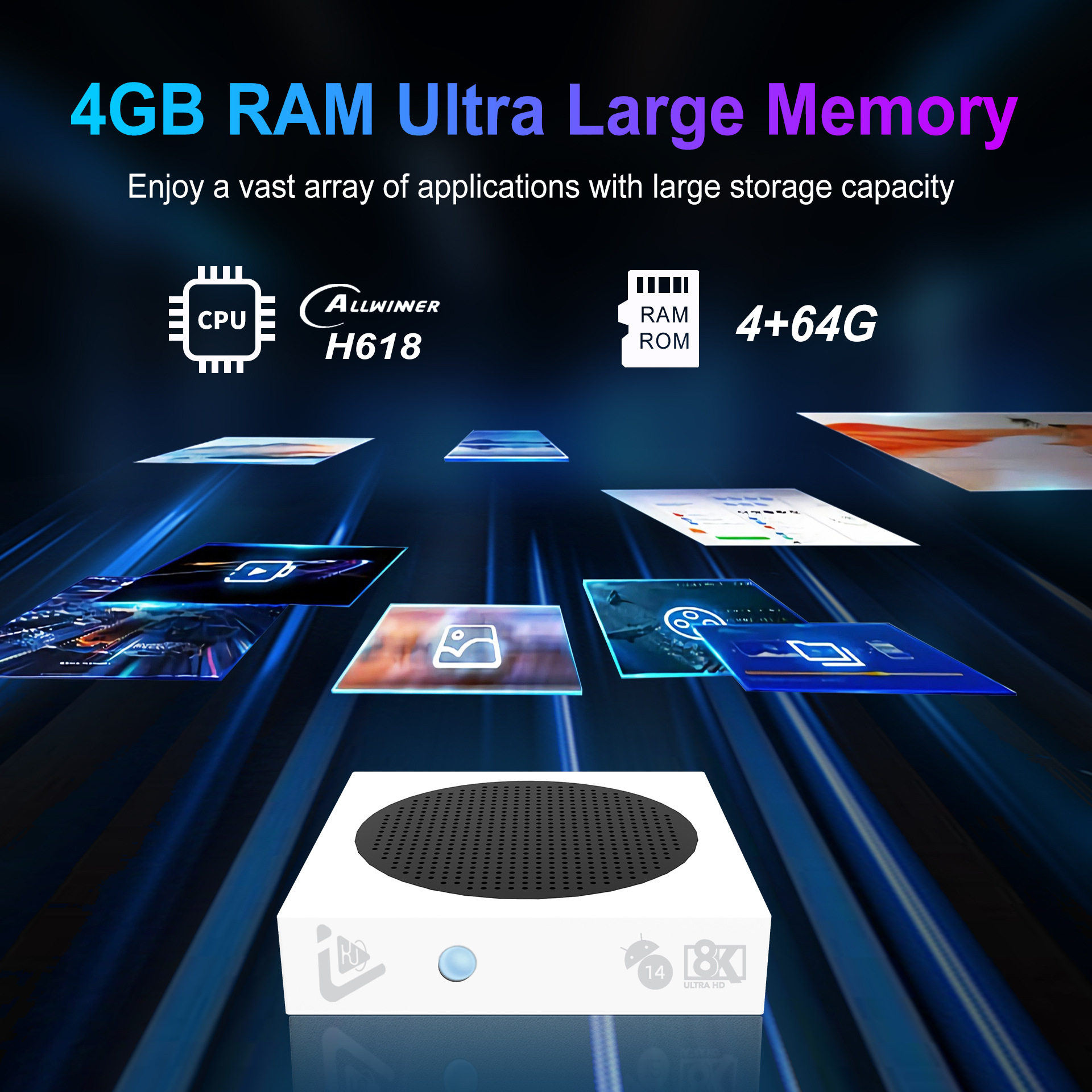 跨境全新爆款C5PRO安卓机顶盒全志H618无缓冲64GBWiFi6奈飞正版8k
