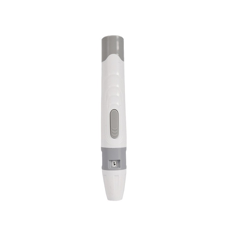 The blood collection pen of the blood collector can be equipped with a disposable blood collection needle and blood glucose meter. The blood collection needle of the blood collector can be adjusted details Picture