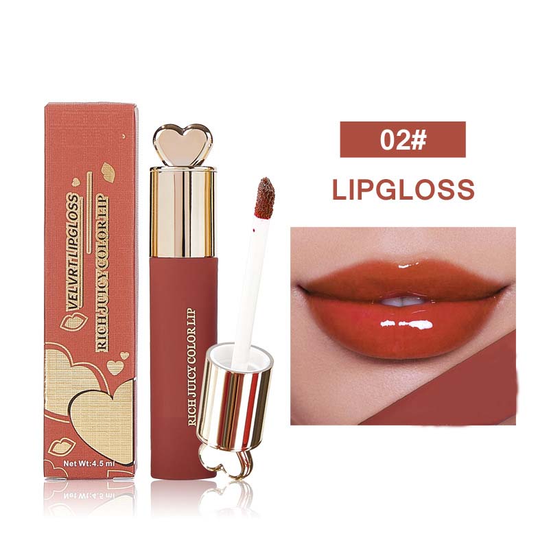 Best-selling vegan high-color long-lasting lip gloss, advanced technology mirror-like luster moisturizing lip gloss