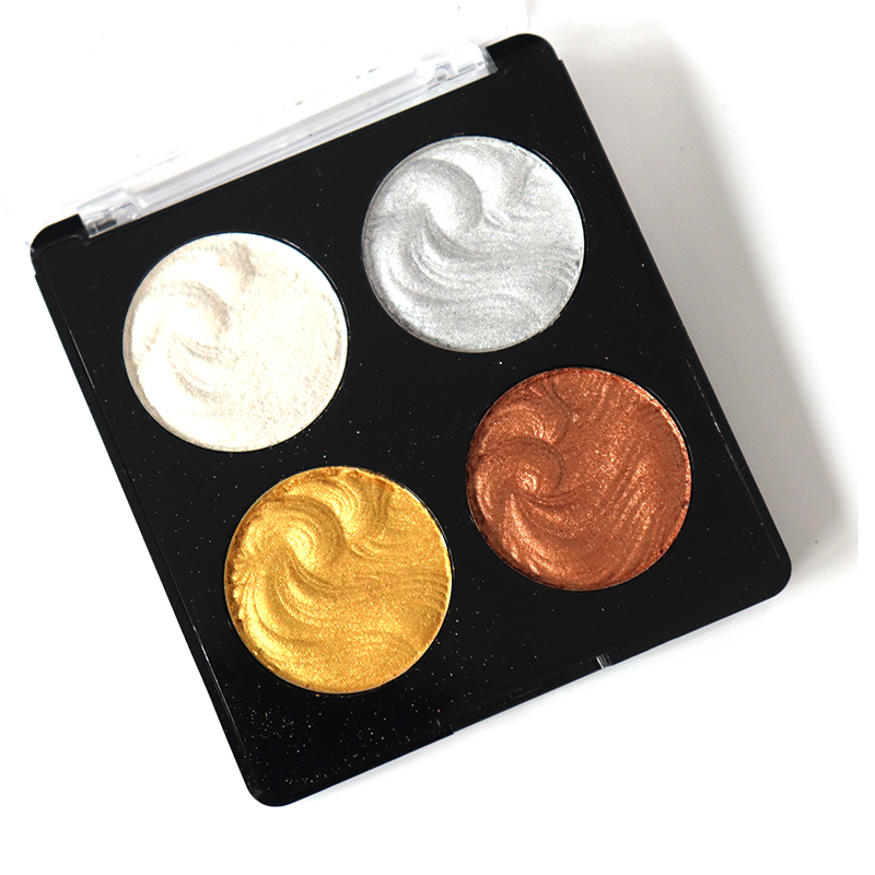 Factory-customized small-batch dark eyeshadow palettes - glitter micro-light colored eyeshadow cosmetics, vegan water-based multi-color eyeshadow