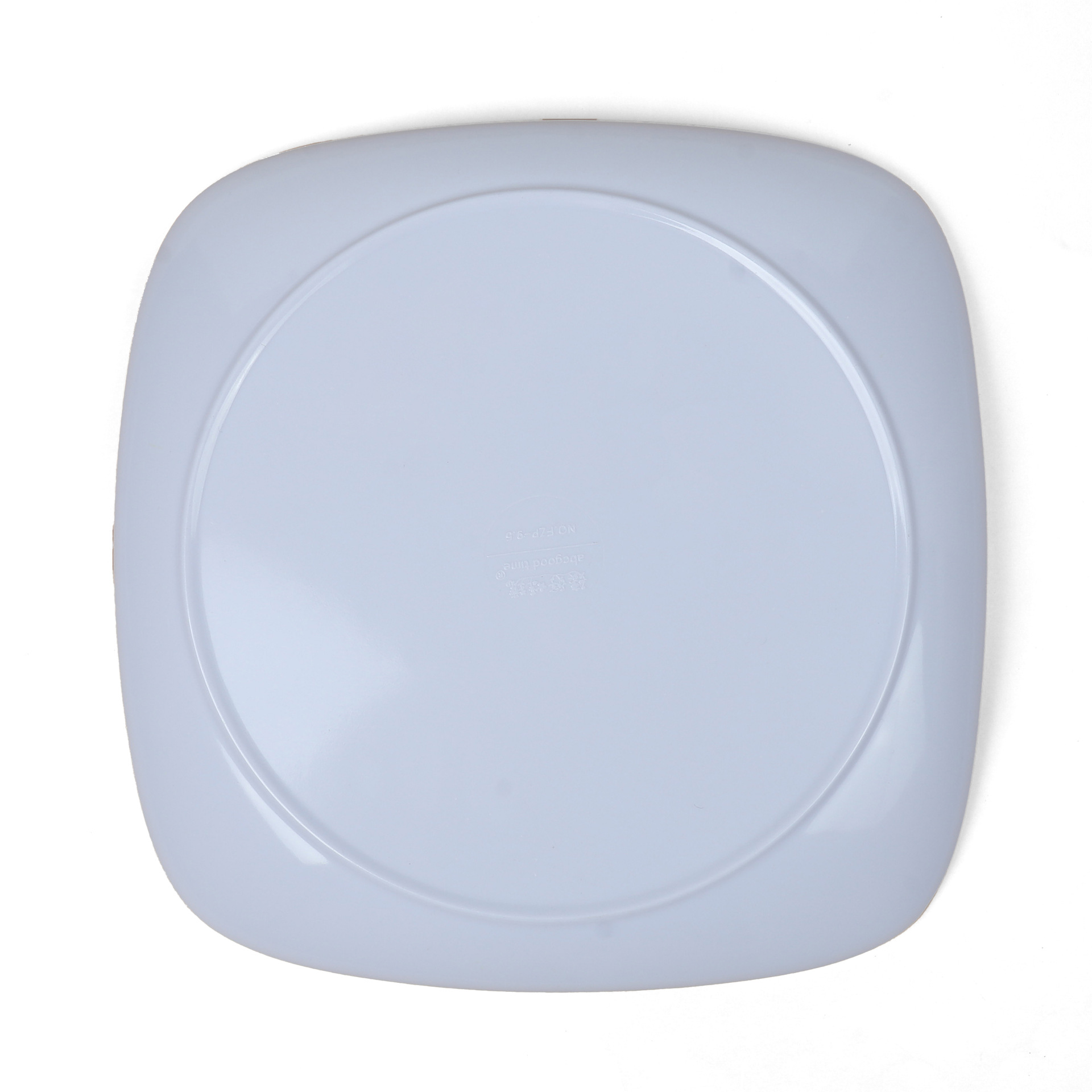 Square melamine tableware, melamine plates, golden wave pattern kitchen plates, snack and pastry storage deep plates details Picture