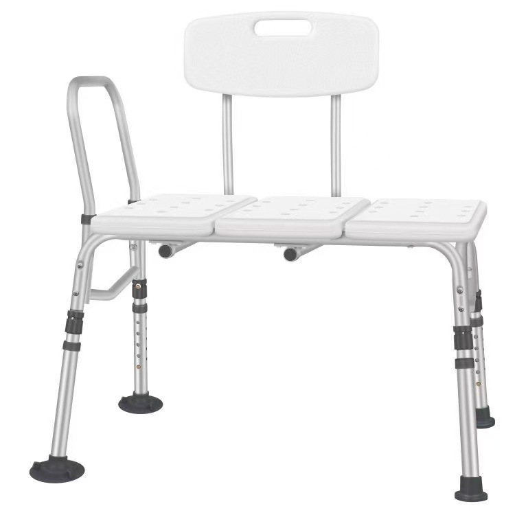 Export extended shower stool for the disabled, anti-slip bath chair for the bathroom, thickened aluminum alloy, bathing for the elderly and pregnant women Application Scenario