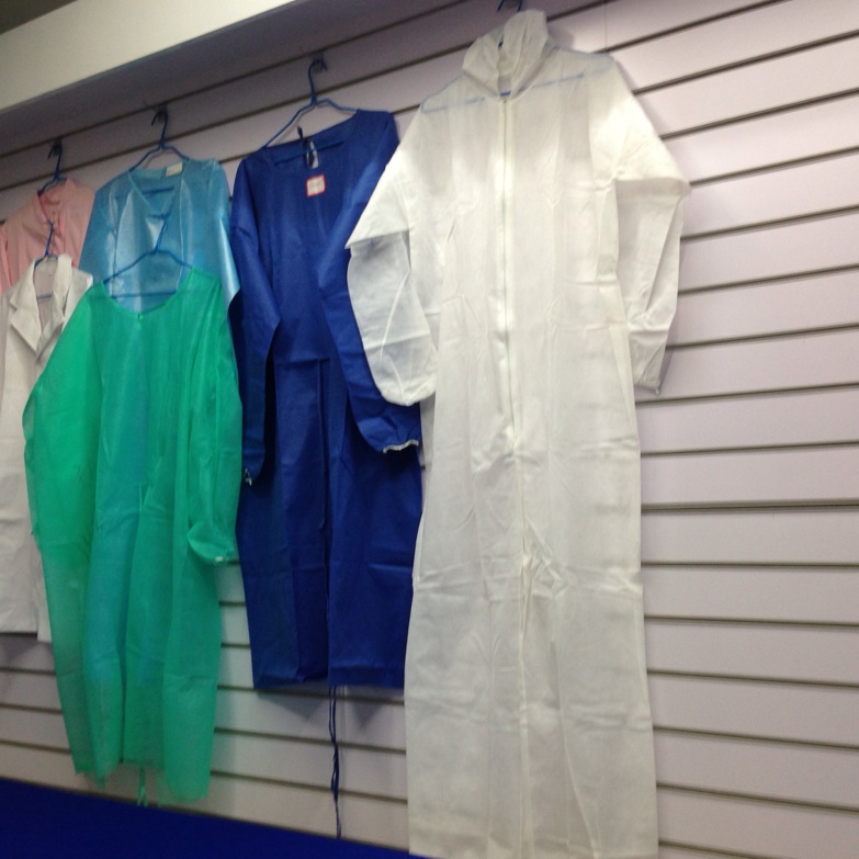Disposable non-woven fabric protective clothing, surgical gowns, waterproof and sterilized gowns, all-cotton gowns, nurse gowns, isolation gowns details Picture