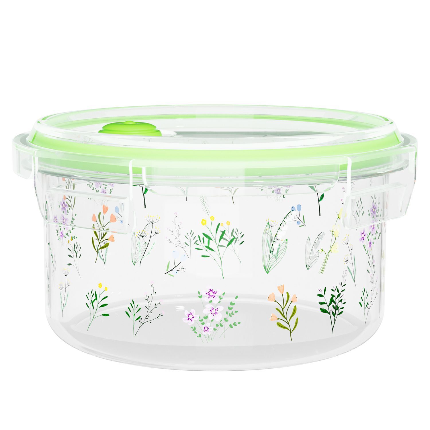 High-appearance-level microwave heating lunch box, large-capacity fruit bento for office workers, high-borosilicate household fresh-keeping salad bowl Item Picture