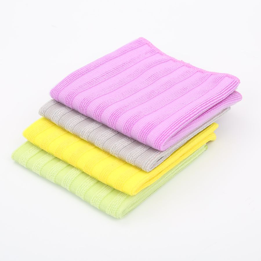 Yilusi Factory Direct sales of Kontel Five Plus Five Jacquard Superfine Fiber Large Pearl Towel Cloth/Dishcloths
