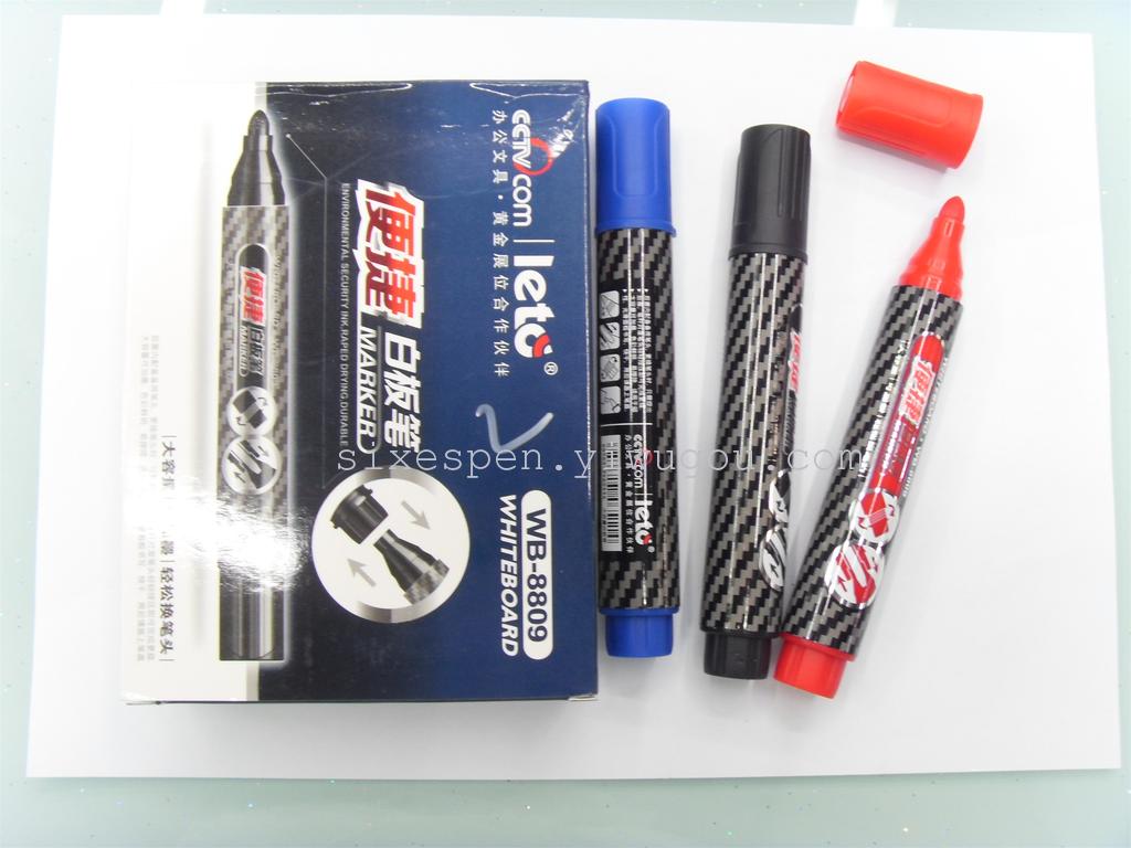 Extra-large capacity whiteboard pen with ink refilling and interchangeable pen tips Specification image