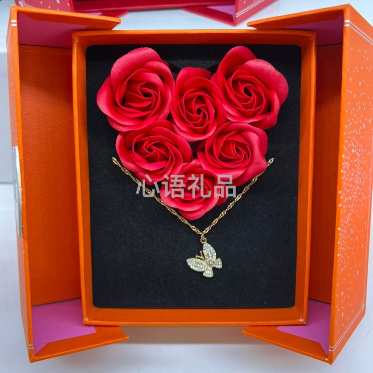爆款首饰盒花，母亲节礼物、情人节礼物，教师节礼物，节日礼物等细节图