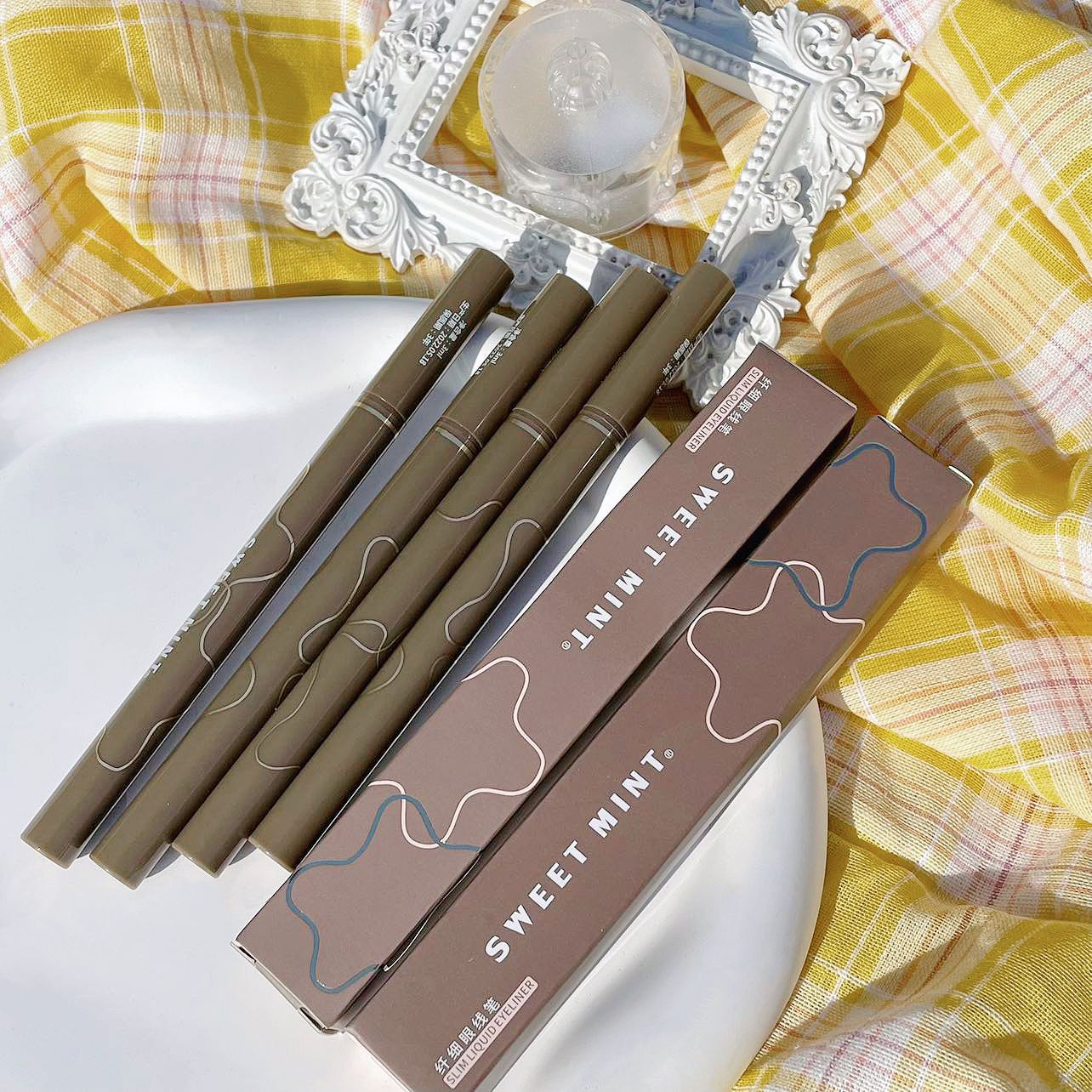 Atomic Kitten Smooth Mineral Long-lasting Waterproof, sweat-proof, Non-Staining Brown Liquid Eyeliner