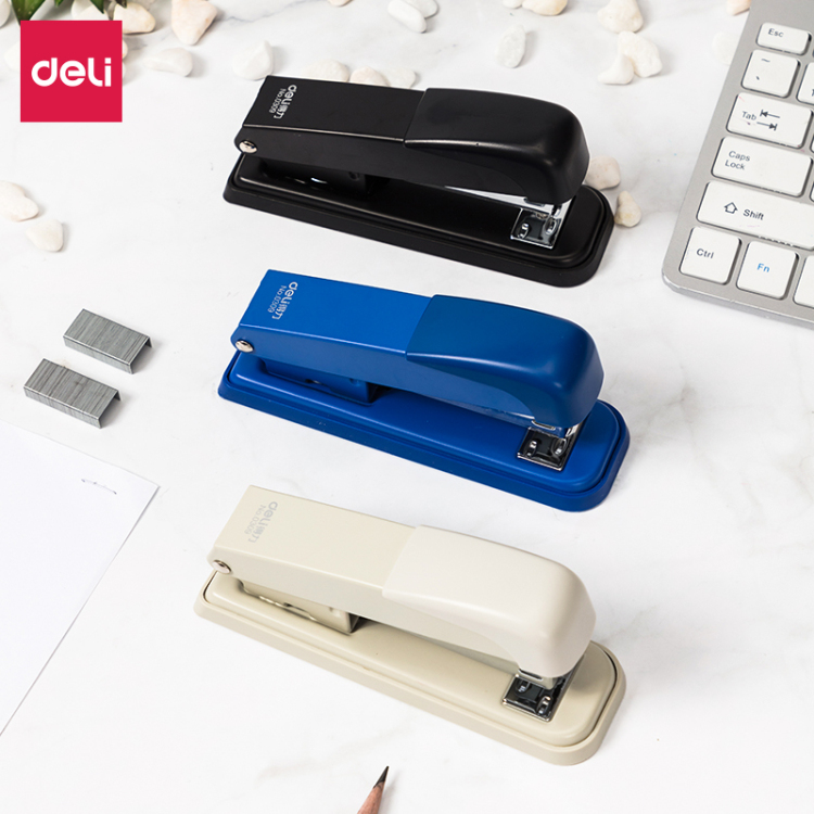 Deli Office Stationery #12 Desktop Effortless Stapler Item Picture