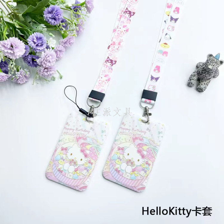 HelloKitty card case, makeup tools, makeup tools, makeup mirror, cross-border COMBS