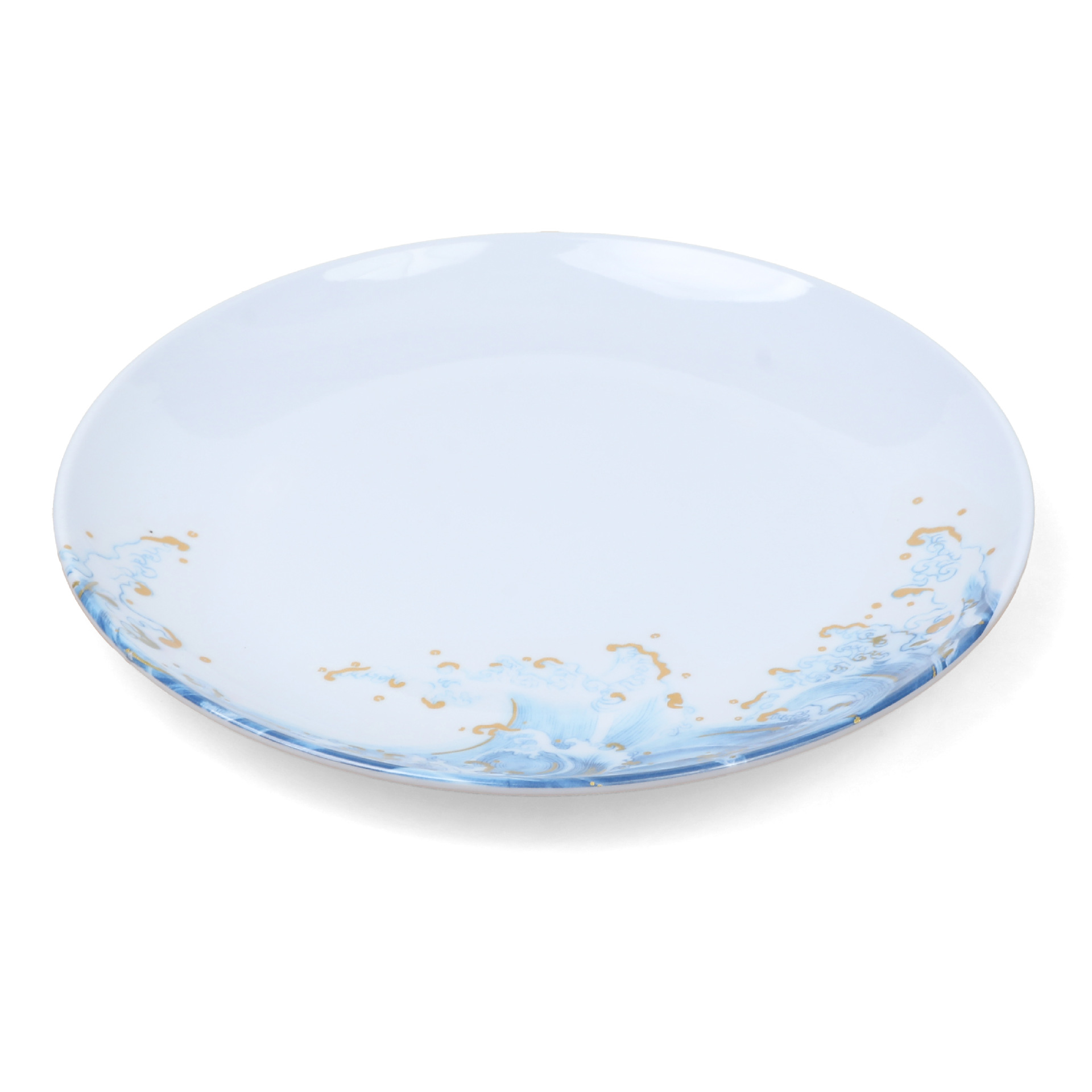 Xubai Melamine tableware set for foreign trade export, Nordic minimalist style bowl and plate set, Amazon cross-border tableware set details Picture