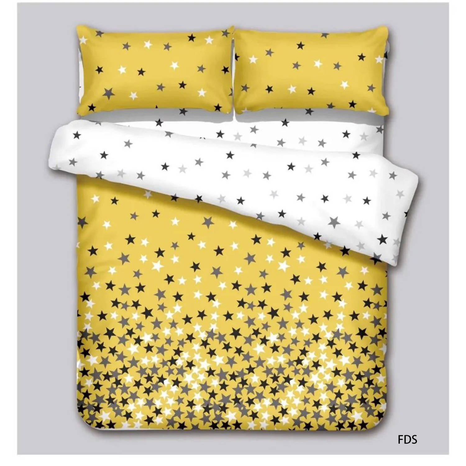 Direct sales from the manufacturer of home textile four-piece sets: Luminous four-piece sets, wholesale of home textile solid-color polka dot four-piece sets details Picture