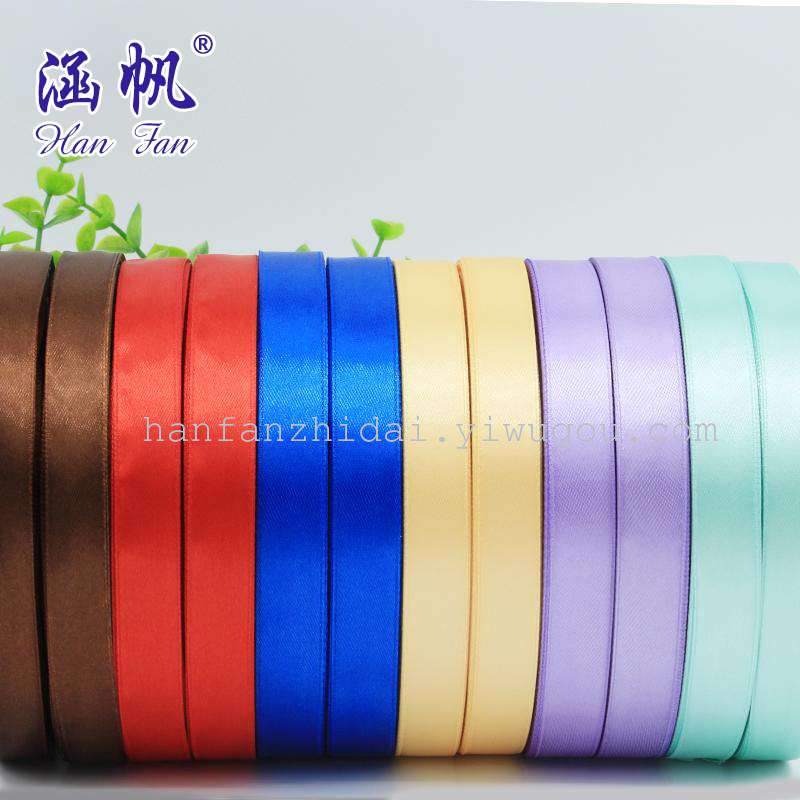 1.5CM ribbon gift box baking packaging ribbon wedding holiday decoration DIY ribbon color ding ribbon details Picture