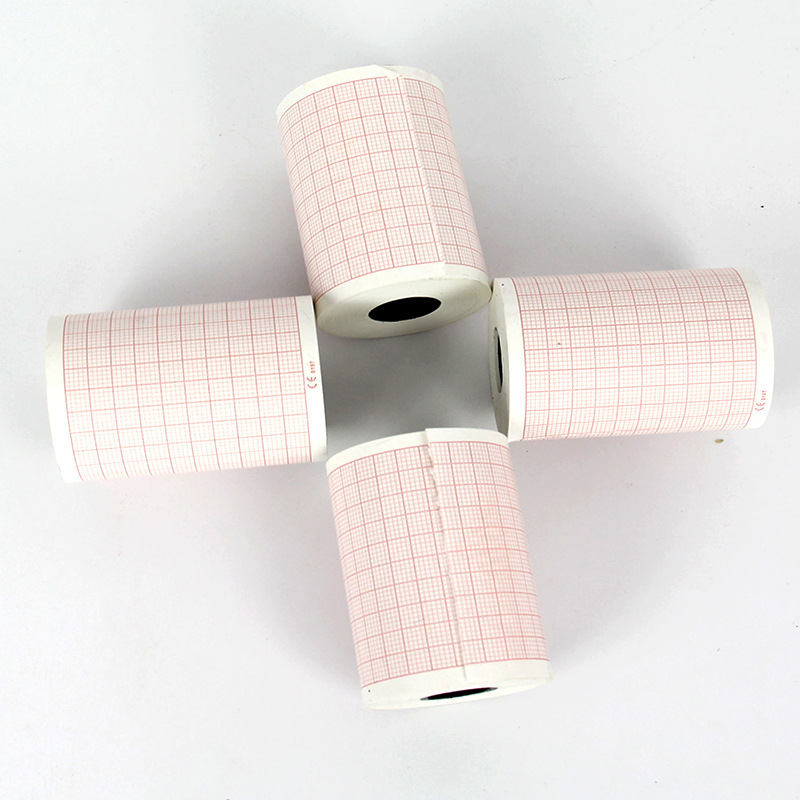 Cross-border exclusive supply of 80mm*20mm thermal paper for electrocardiogram (ECG) drawings, dedicated ECG machine drawings, ECG printing paper details Picture
