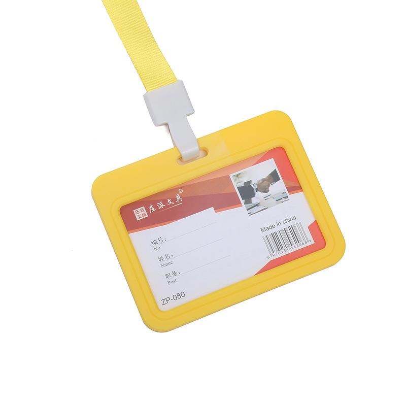 Factory direct sales of Korean version bus card holders with lanyards, name tags, work badges, student ID card sets Specification image