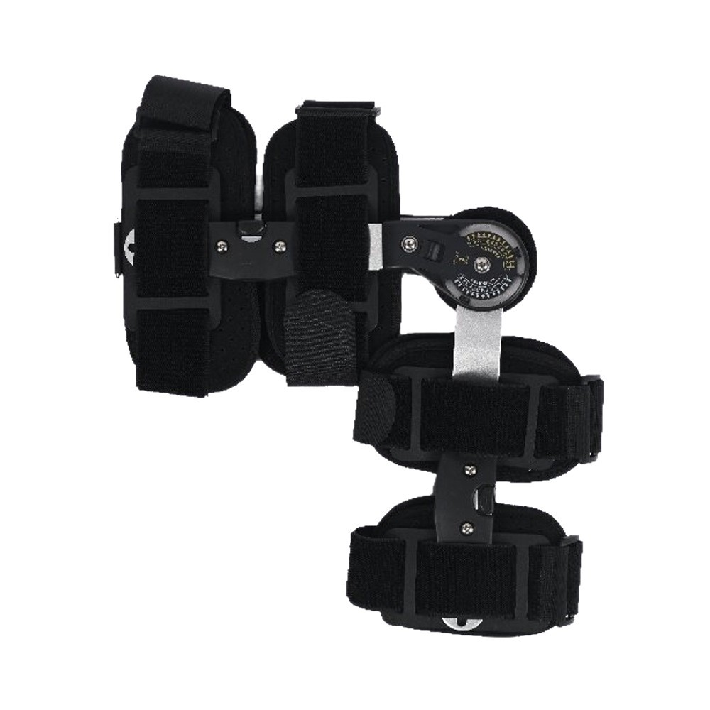 Adjustable knee joint braces, knee fracture rehabilitation fixation braces, ligament strain rehabilitation braces Specification drawing