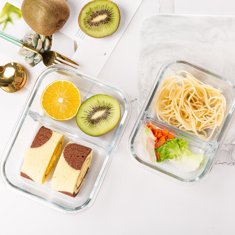 Heat-resistant glass preservation box, Wanmei preservation bowl, three-piece set, household glass preservation bowl gift box, wholesale microwave oven Specification image