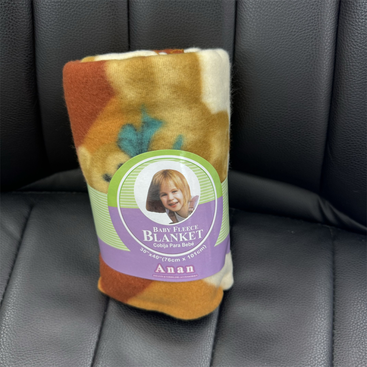 外贸婴儿毛毯卡通毯子加厚保暖童毯午睡盖印花儿童毛毯细节图