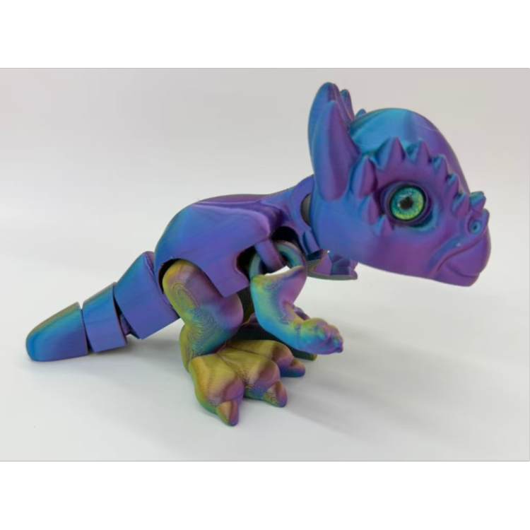 18cm3D打印玩具 龙形玩具 创意模型儿童玩具