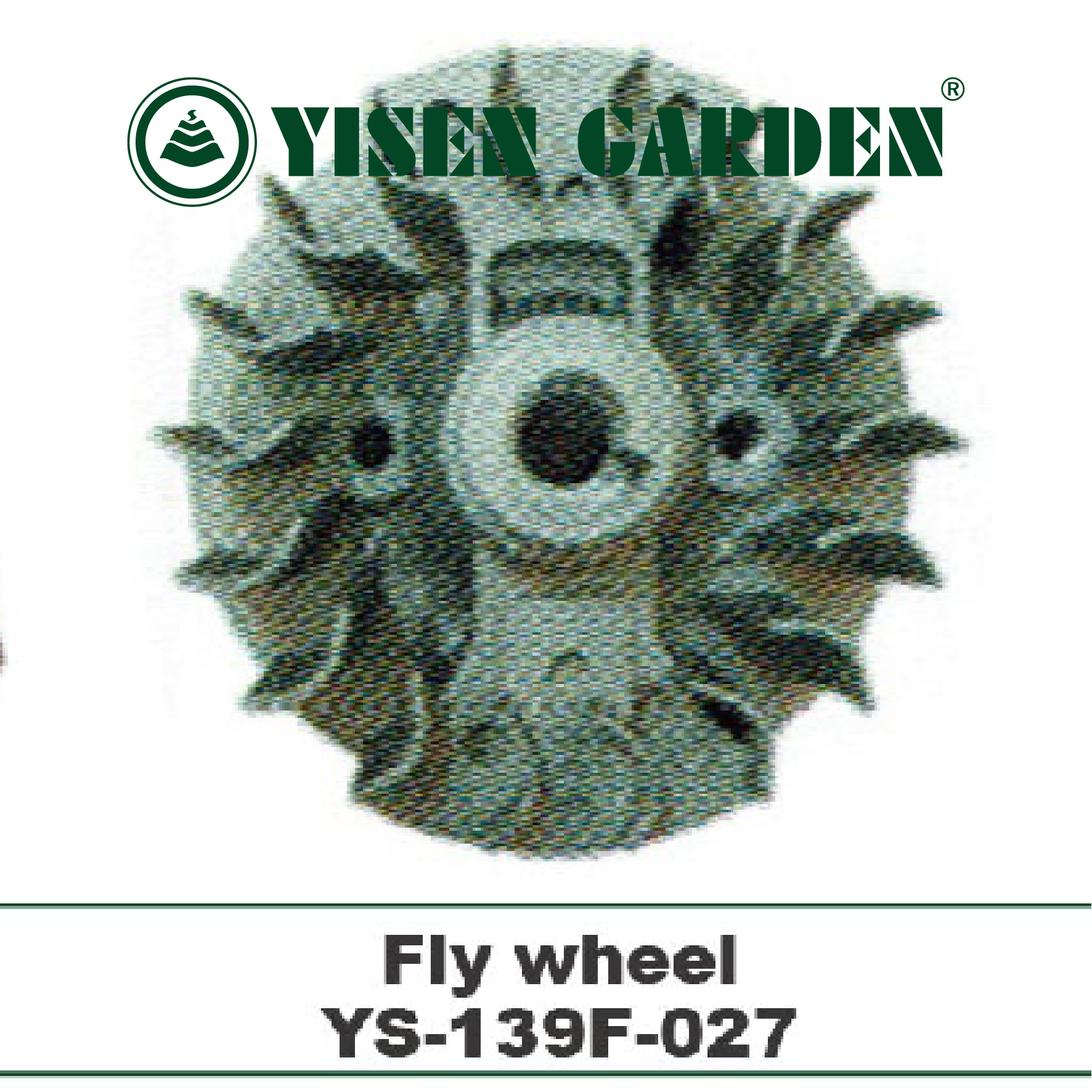 139F flywheel, 139F lawn mower parts fly wheel produced by the manufacturer details Picture