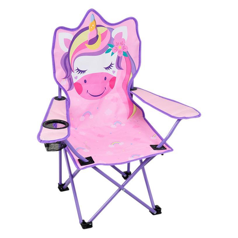 Wholesale of light and portable baby beach chairs, children's leisure backrest chairs, cartoon outdoor children's folding chairs for foreign trade