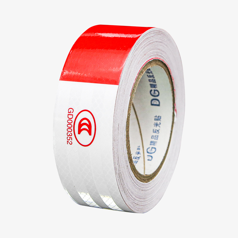 厂家供货反光贴红白车身反光条汽车货车警示胶带交通标货车反光膜详情图4