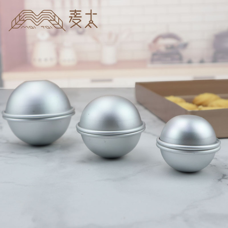 Ice cream molds, metal hemispherical Popsicle products, plastic mold sets Item Picture