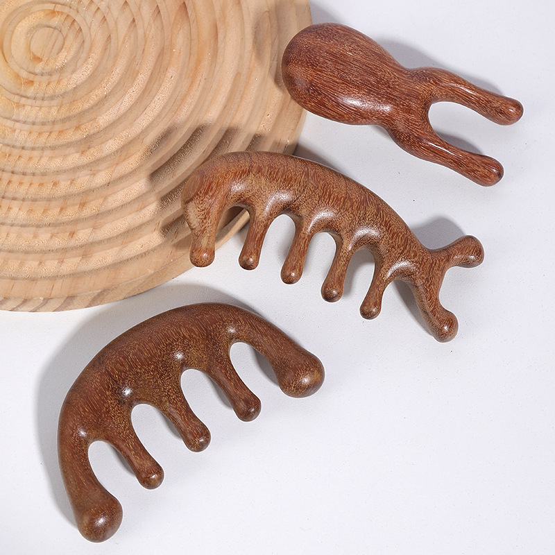 Dolphin Wooden Massager, a handheld multi-functional massager for relaxing the body, is a portable wooden massager for home use details Picture