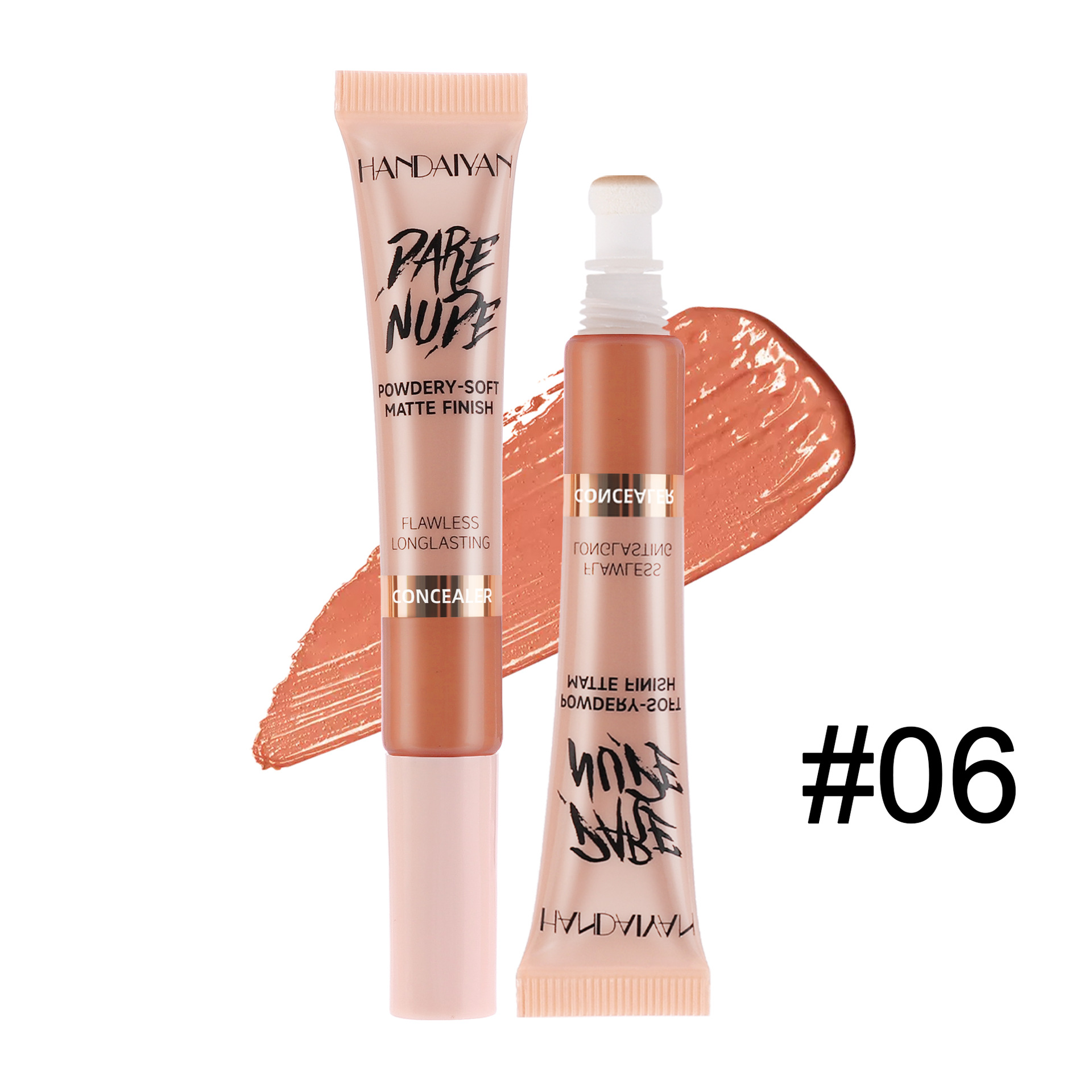 European and American whitening concealer, with a brand-new liquid formula containing moisturizing and sunscreen ingredients, covers facial blemishes Item Picture