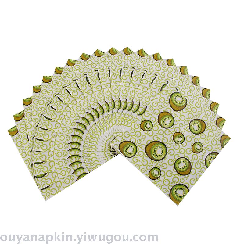 纸巾餐巾纸/彩色纸巾花手帕纸厂家直销批发印花餐巾纸