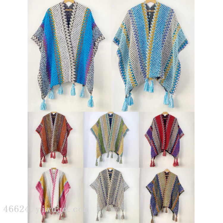 Cross-border scarf wholesale e-commerce live-streaming supply chain, ethnic style shawls Specification image