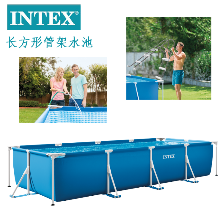 bestway水池/intex/水池/游泳池/镀锌板帆布蓄水池产品图