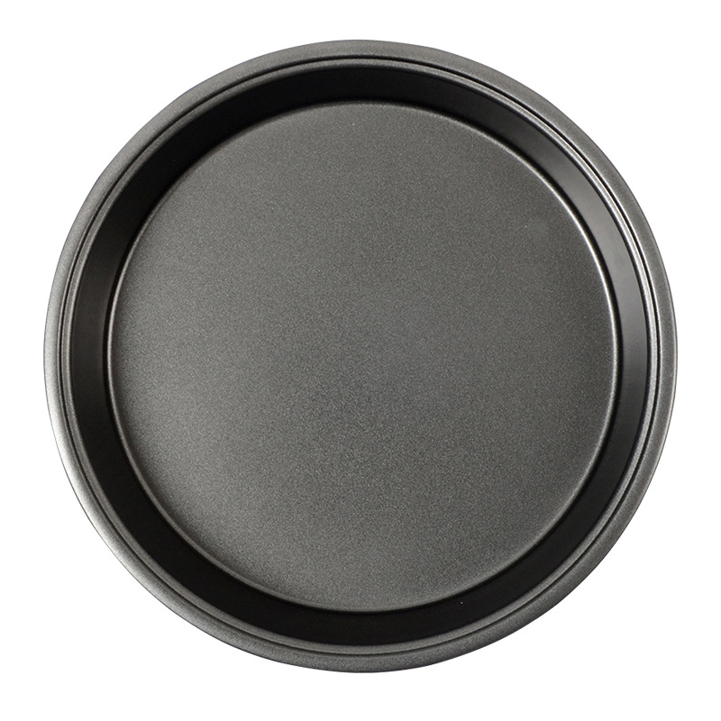 Thickened carbon steel non-stick 9-inch Pizza trays, household baking tools, pizza trays, round molds, cake baking trays wholesale Specification image