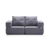 All-sponge vacuum compression sofa, small-sized living room, straight-row folding sofa, modular fabric sofa, freely combinable Specification image