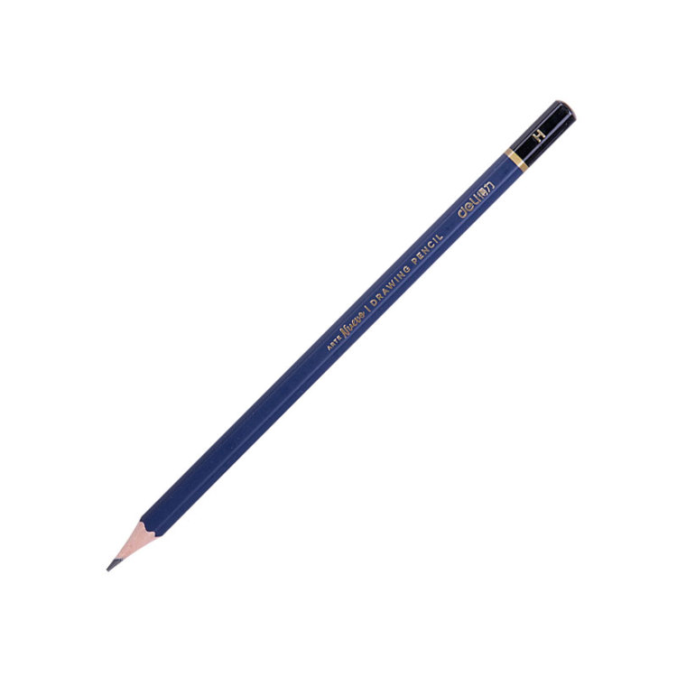 Derecho grafito plomo núcleo forjado madera hexagonal bar H fine art estudiante dibujo lápiz Specification image