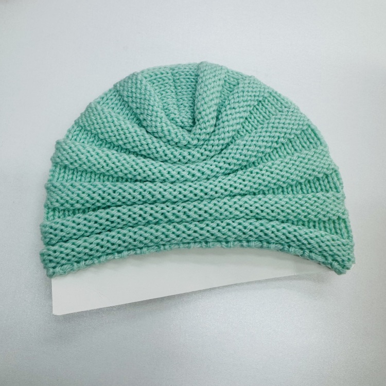 New European and American woolen children's hats, cute one-flower baby pullover caps, warm baby placenta caps for autumn and winter Application Scenario