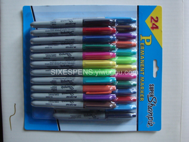 Factory direct sales of 18-color 9500 model 18-piece suction card marker pens