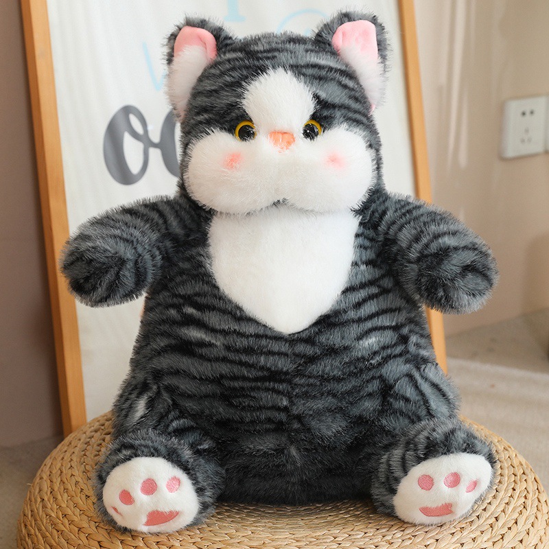 Popo Cat simulation cat plush toy, Little Cat plush toy, as a birthday gift for children and girls Item Picture