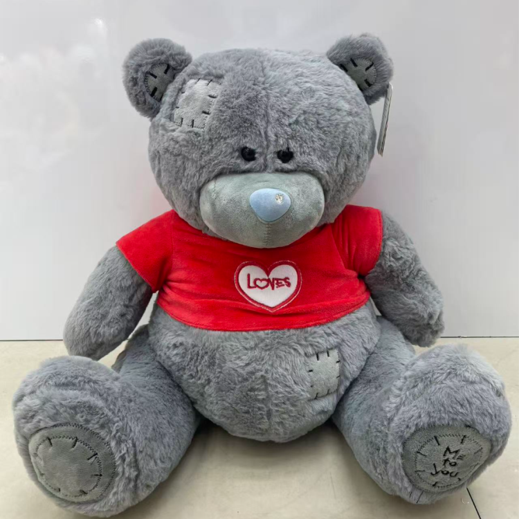 Patch Bear plush toys are cute, soft and comfortable. Factory direct sales with customization support Item Picture