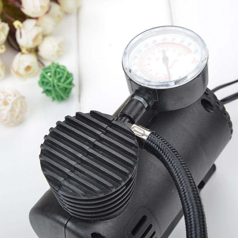 Factory direct sales of 12V micro locomotive air pump, vehicle air bucket, portable vehicle-mounted electric tire air pump