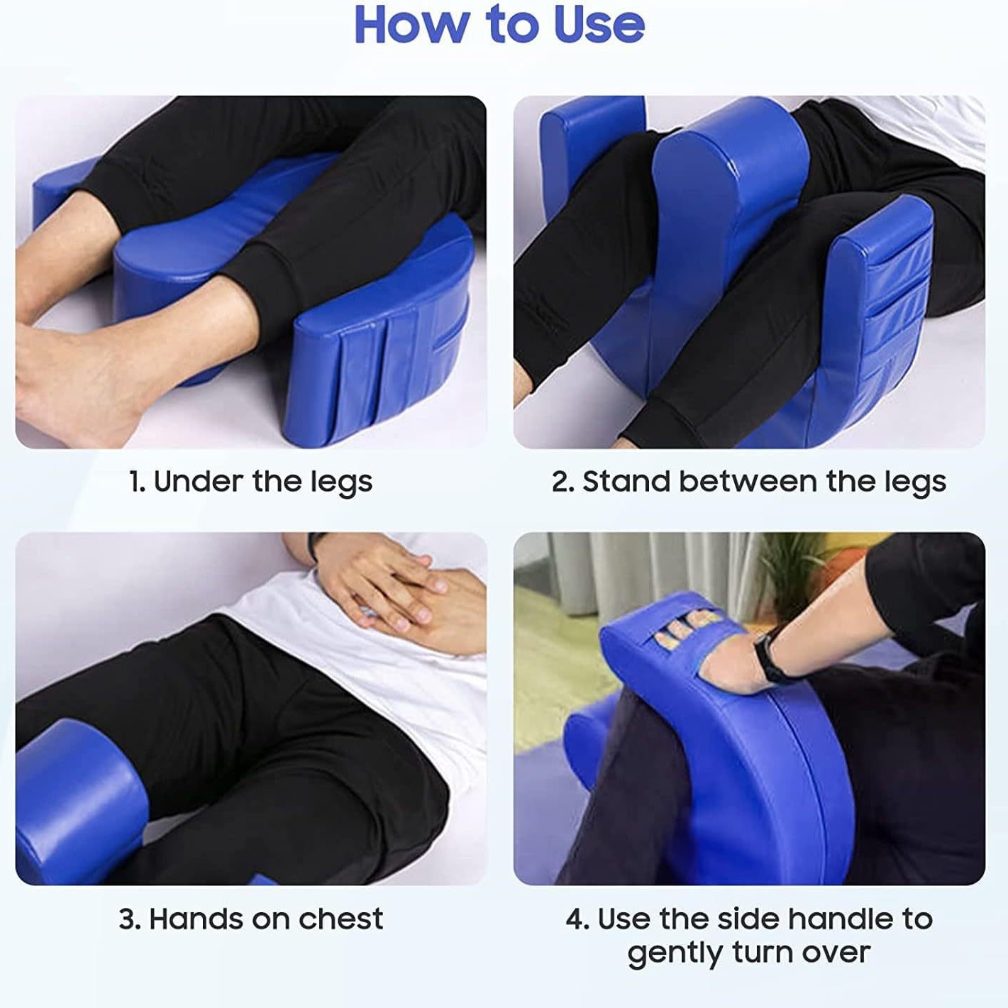 The turning pad is an auxiliary tool for elderly people who are bedridden and paralyzed to turn over. It is a household turning care device details Picture