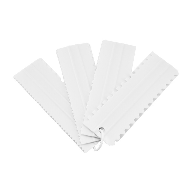 Cake cream spatula with serrated spatula, both sides can be used for shaped edge smoothing, surface smoothing, cream spreading, and baking tools Item Picture