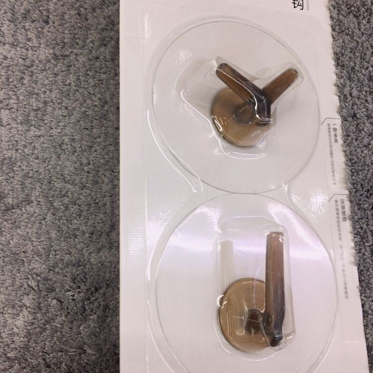 Lightweight luxury hooks without drilling, strong adhesive hooks, load-bearing bathroom and kitchen keys, seamless nails for sticking clothes details Picture