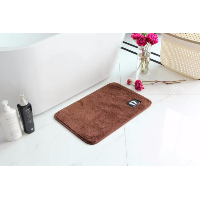 Straight plush thickened floor mat carpet, simple kitchen and bathroom door mat, bathroom anti-slip mat, absorbent foot mat Specification image