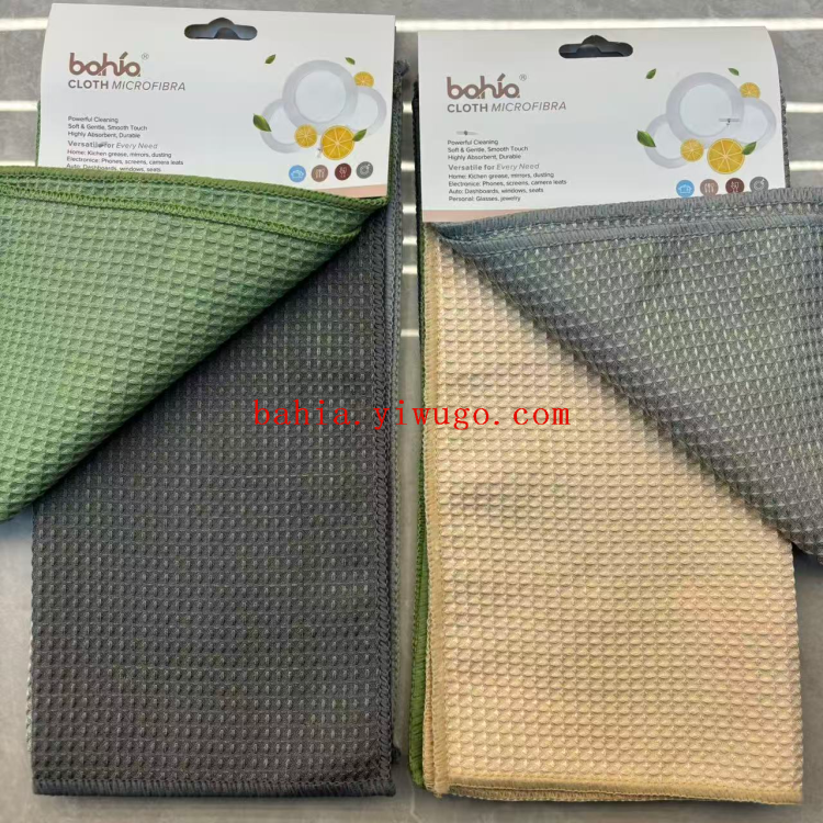 30*30cm diamond-shaped particle cleaning cloth, dishwashing cloth, pot brush cloth, multi-functional scrubbing cloth, cleaning cloth details Picture