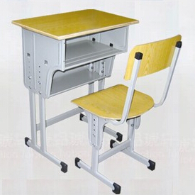 JY-8095 multi-layer board double-column double-layer height-adjustable desk and chair for primary school students, training office backrest chair