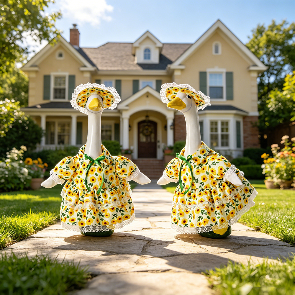 Wholesale of 6-inch and 23-inch clothing and hats for cross-border new styles of porches, geese, and sunflowers in 2026 details Picture