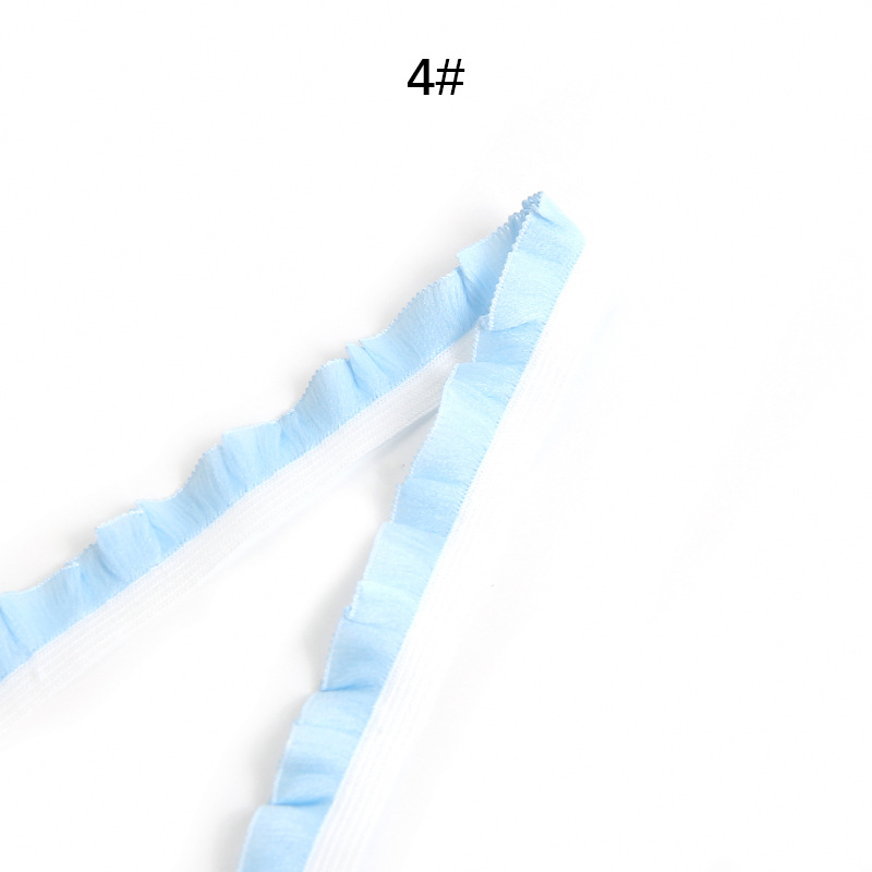 Colorful lace elastic and tight woven straps for children's clothes, black fungus lace accessories, diy bath balls, toys, pet and children's clothing accessories Application Scenario